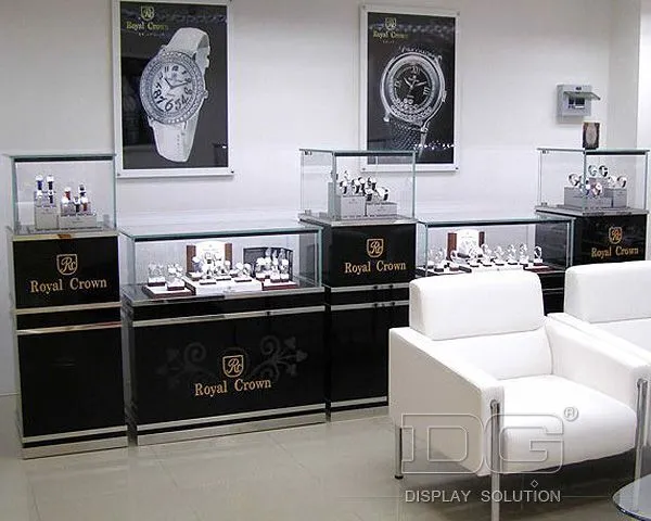 DG Showcase High End Watch Display Showcase Furniture Luxury Design For Royal Crown 1