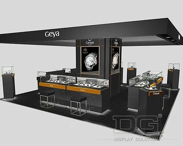 DG Showcase High Quality Watch Shop Display Cabinets Custom Showcase Manufacturer 1