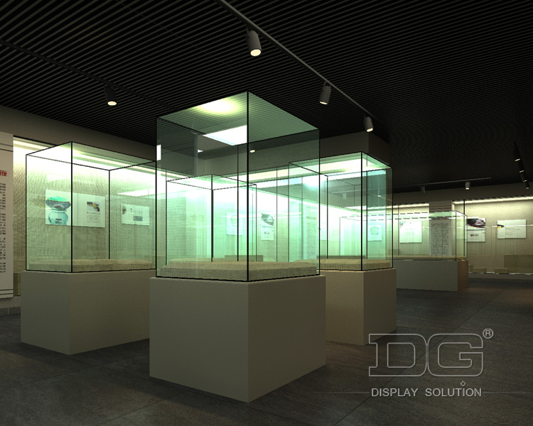  High End Explosion-proof Glass Museum Showcase