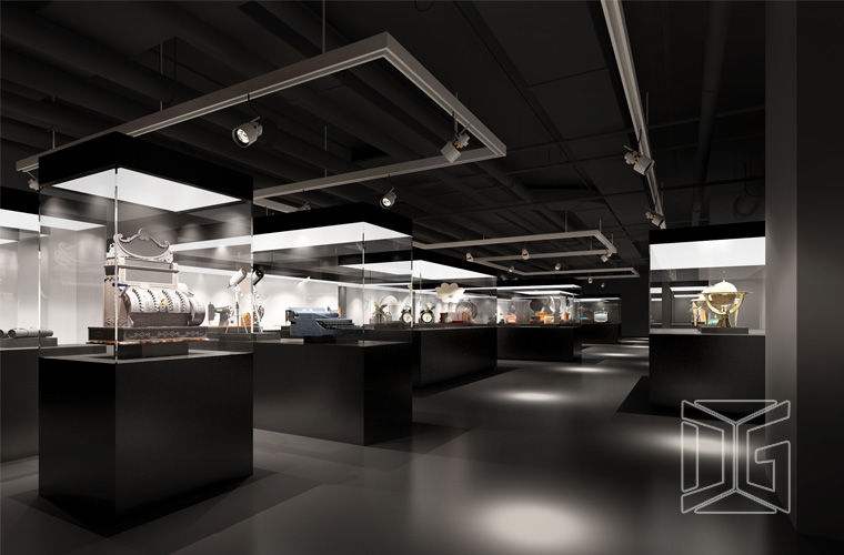 WD23 Dampproof Wooden Museum Display Stand