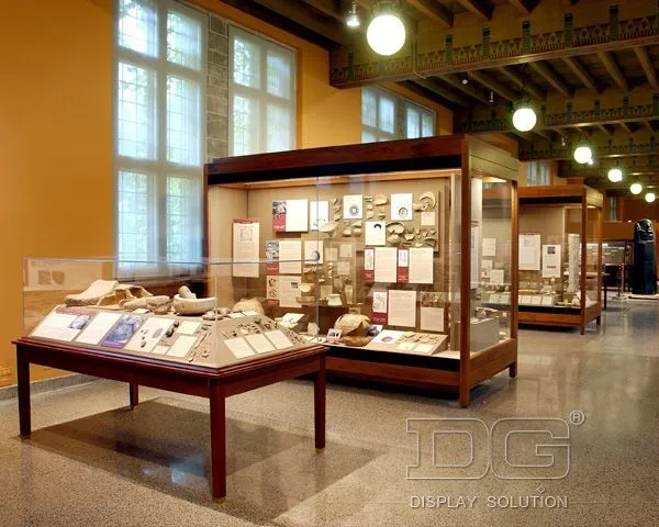 DG Showcase Customized Museum Display Tabletop Showcase Interior Climate Controlled 1