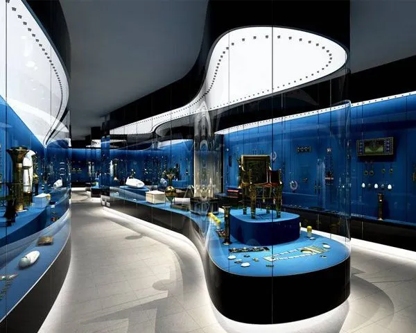 DG Showcase Museum Showcase Konstant Temperatur Til Mindesmærkeudstillingshal 1