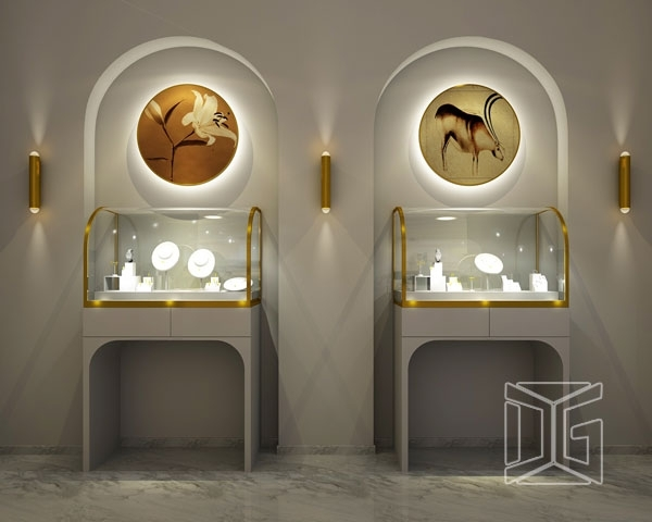 Προσαρμοσμένη υπηρεσία βιτρίνας βιτρίνας πολυτελείας DG Showcase 1