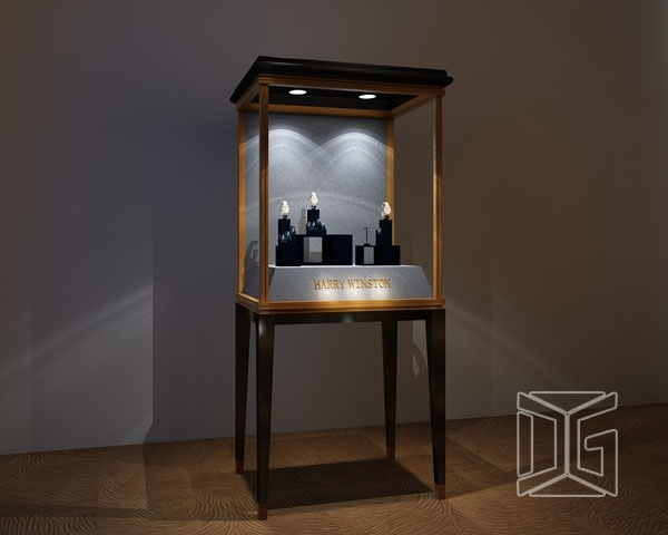 DG Showcase Høj kvalitet fint smykkebutik design display showcase luksus showroom 1