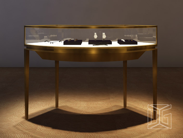 Retail Stainless Steel Jewelry Display Counter