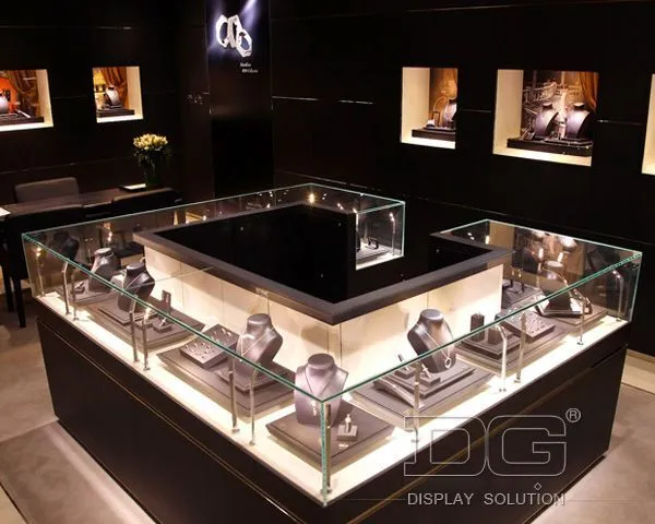 Βιτρίνα πολυτελών κοσμημάτων DG Showcase Κλασική βιτρίνα κοσμημάτων 1