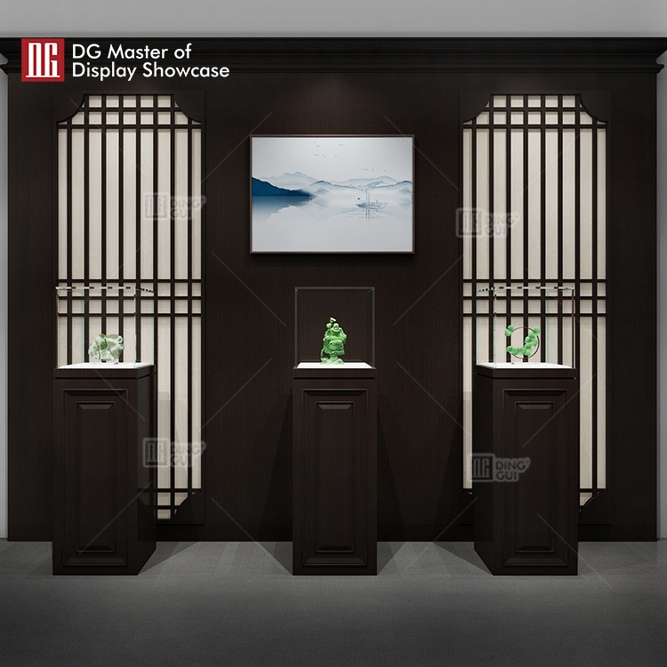 DG Showcase customizable luxury jewellery showcases high end display cases manufacturer 9