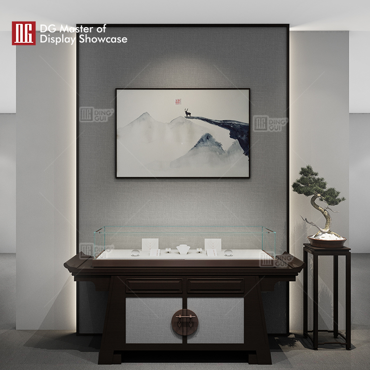 DG Showcase customizable luxury jewellery showcases high end display cases manufacturer 10