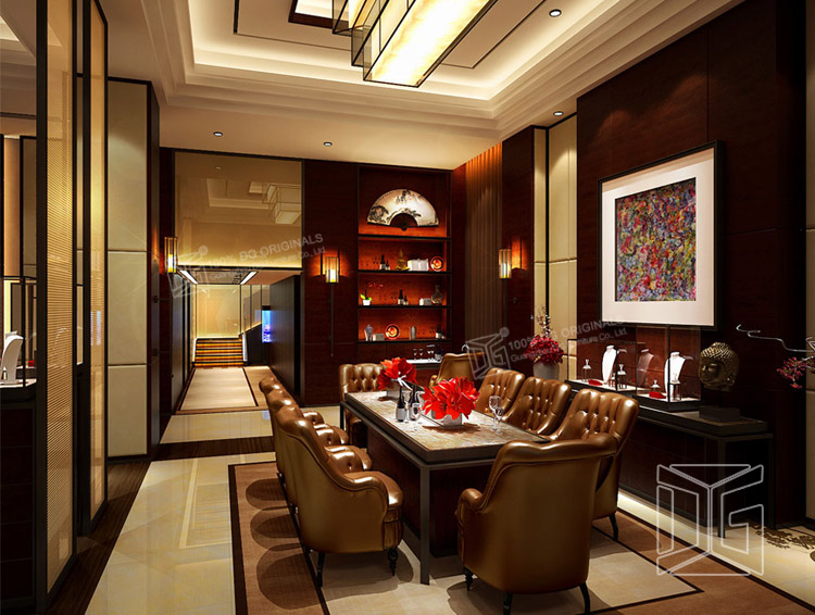  Gold Store Display ဒီဇိုင်း 