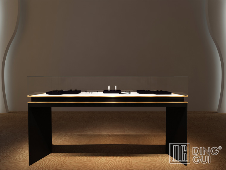 DG Showcase klassisk smykkeshowroom display showcase fabrik direkte salg 5