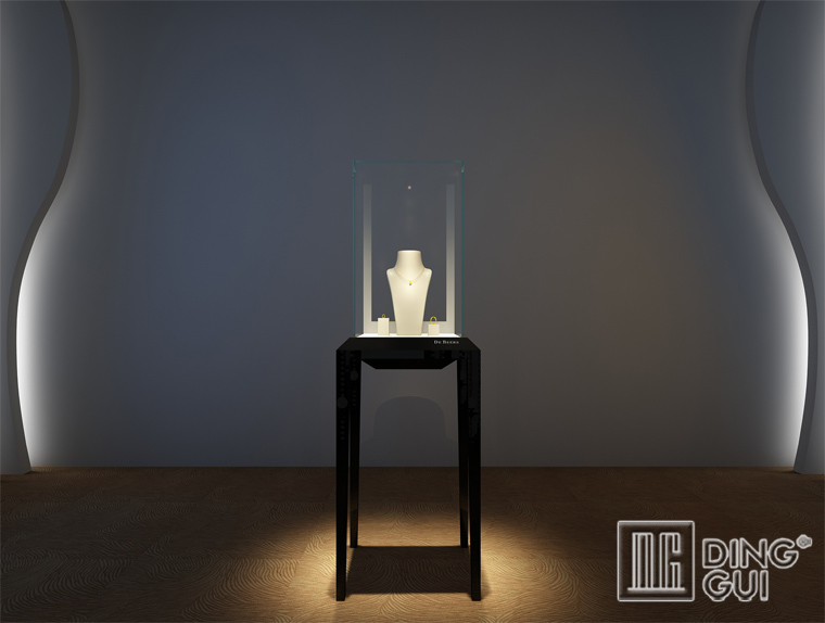 DG Showcase alahas showroom display showcase disenyo propesyonal na tagagawa 4