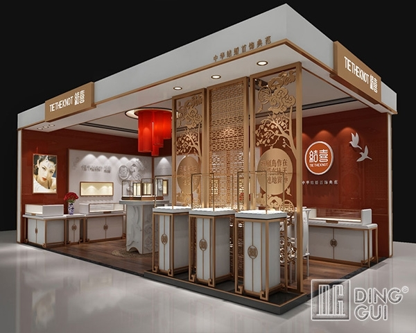 DG Showcase High End Customized Jewellry Store Display Cases Creative Design 1