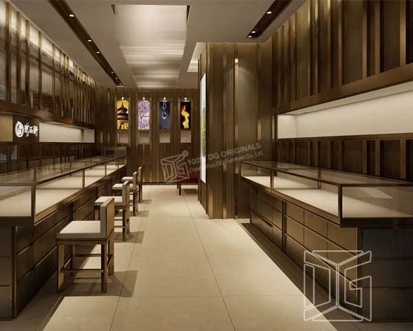 DG Showcase Unikt Design Smykkeudstillingsmontre i Rustfrit Stål Til Salg 1