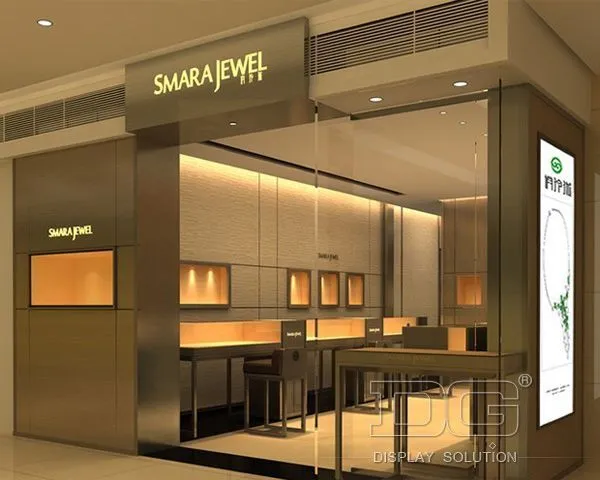 DG Showcase Luxury Jewellery Shop Display Showcase Interior Dekorasyon 1