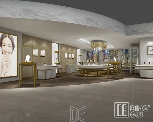 customized jewellery store design design idea | DG Display Showcase 2