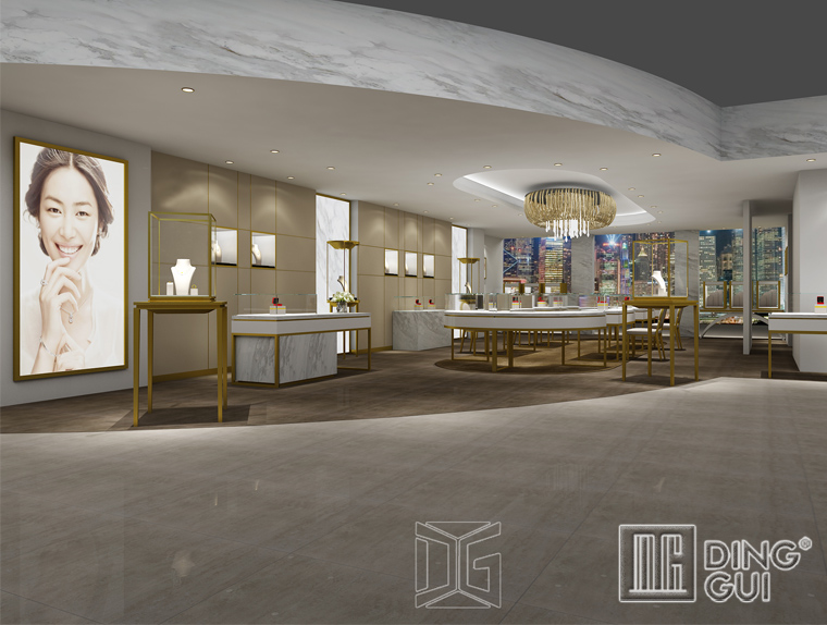 customized jewellery store design design idea | DG Display Showcase 4