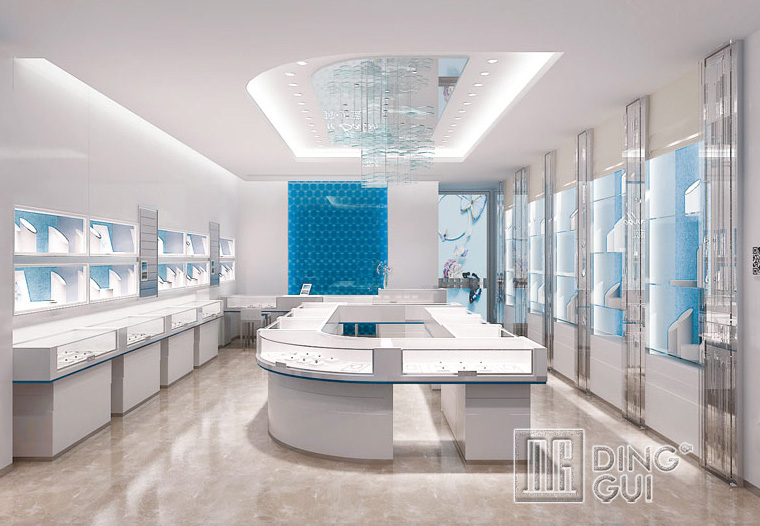 DG Showcase smykkebutik glasdisplay kreativ stil design 5