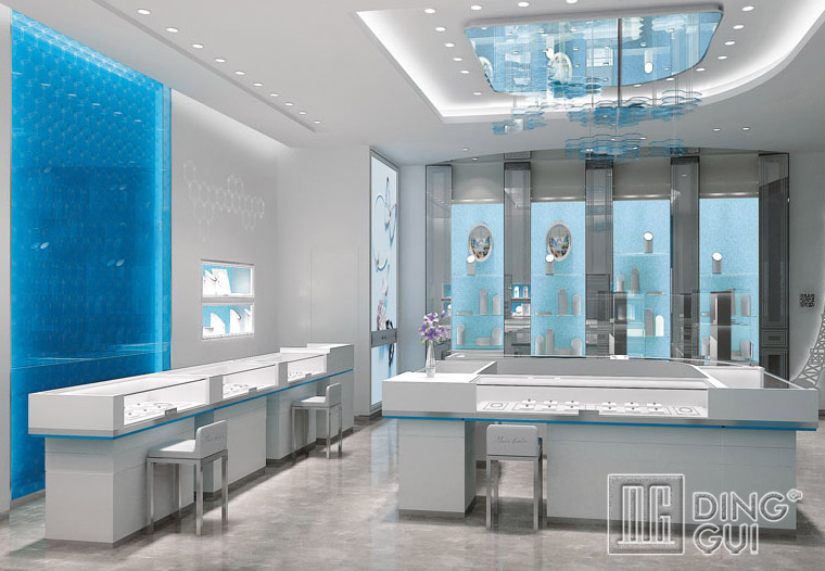 DG Showcase smykkebutik glasdisplay kreativ stil design 6