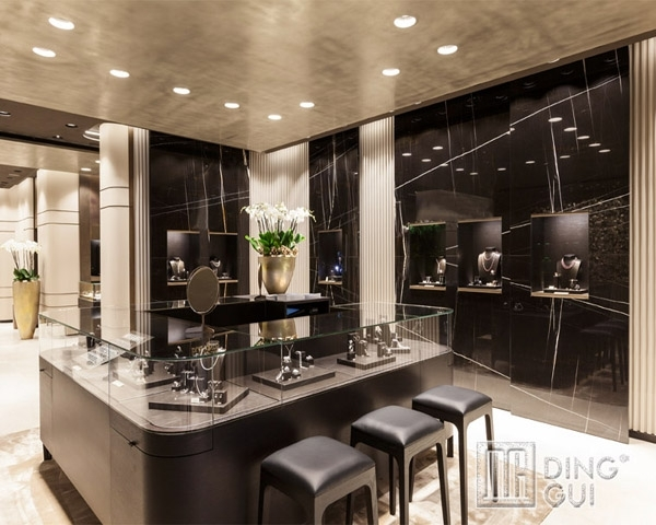 DG Showcase Luxury elegant jewellery shop display showcase modern style design 1