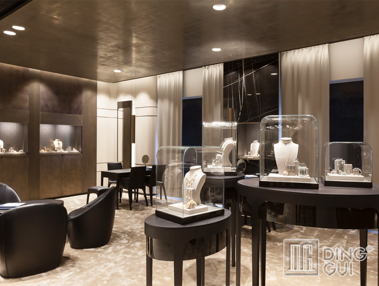 DG Showcase Luxury elegant jewellery shop display showcase modern style design 6