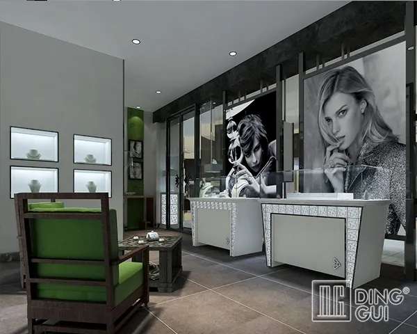 Custom jewelry display cases with custom services Manufacturer | DG Display Showcase 2