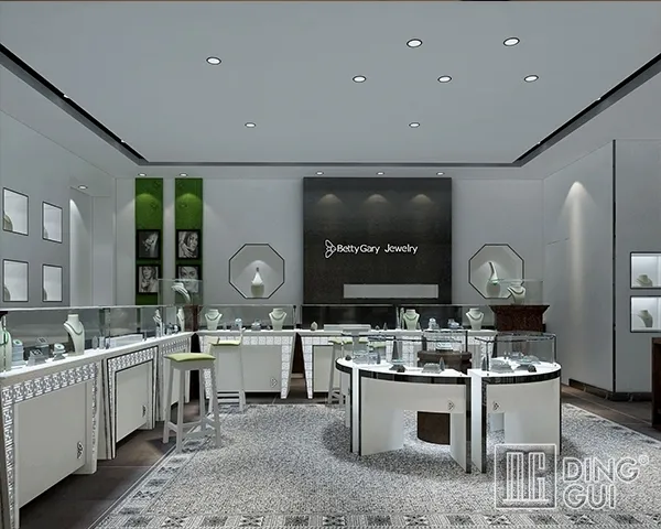 Custom jewelry display cases with custom services Manufacturer | DG Display Showcase 4