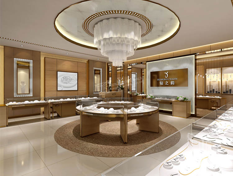 Fashion Wooden Jewellery Shop Window