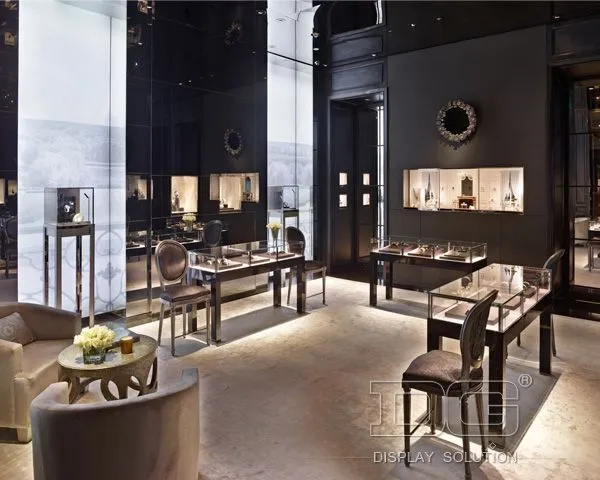 DG Showcase High End Jewelry Store Display Showcase Interior Design 1