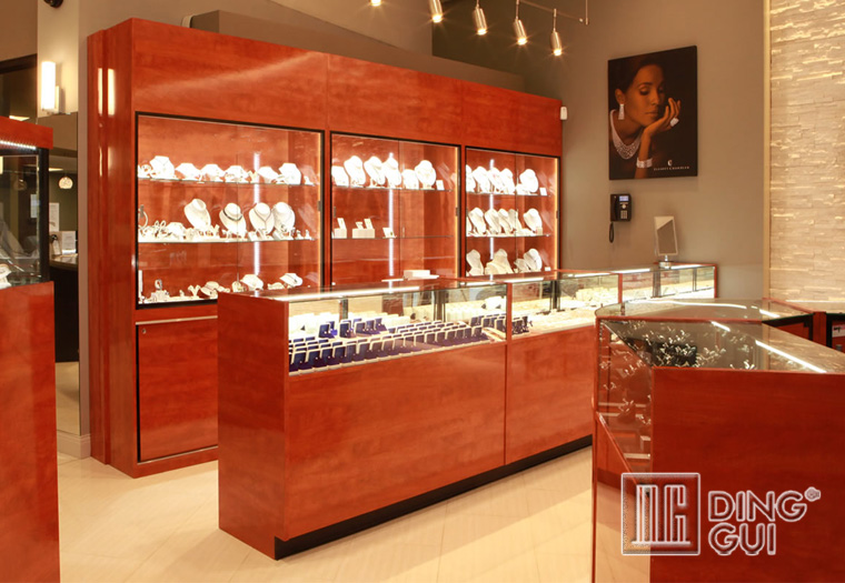 DG Showcase European style great brand display cabinets for jewellery shop design 5