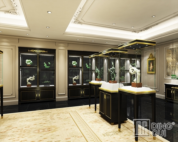 DG Showcase Unique High End Jewellery Store Display Showcase Luxury Design 1