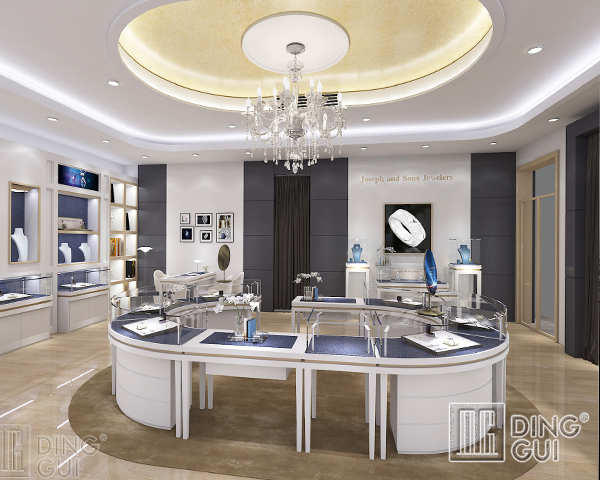 DG Showcase Μοναδική Έκθεση Κοσμημάτων Υψηλής Ποιότητας Επίπλωση Πολυτελούς Σχεδιασμού 6