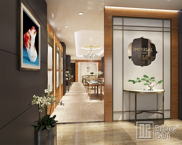 DG Showcase Ποιοτική Κοσμηματοθήκη Σχεδιασμός Επαγγελματικού Σχεδιασμού για Κοσμηματοπωλείο Υψηλής Ποιότητας 1