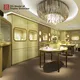 Custom gold showroom decoration wholesale Manufacturer | DG Display Showcase 5