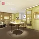 Custom gold showroom decoration wholesale Manufacturer | DG Display Showcase 2