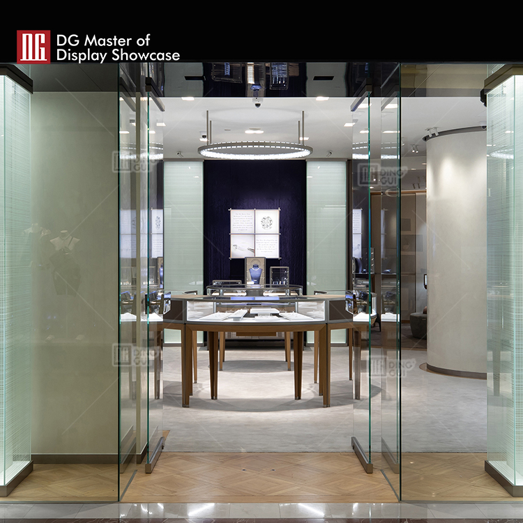 DG Showcase shopping mall jewelry store design display cabinet professional showcase manufacturer 9