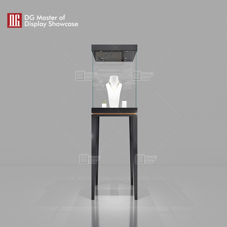 DG udstillingsvindue brugerdefineret luksus smykkebutik design udstillingsskab firma 12