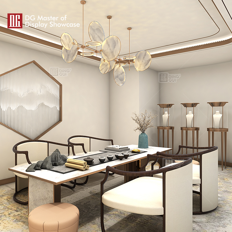 DG Showcase Customized High-end jewelry display cabinet luxury showcase latest Design 7