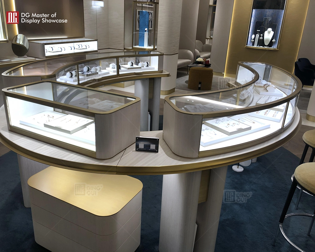 DG Showcase Modern Optical Shop Luxury Interior Design Display Showcase From China 1