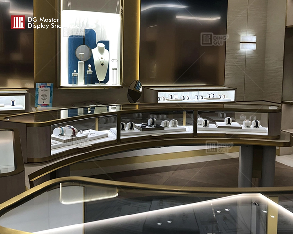 DG Showcase Modern Optical Shop Luxury Interior Design Display Showcase From China 8