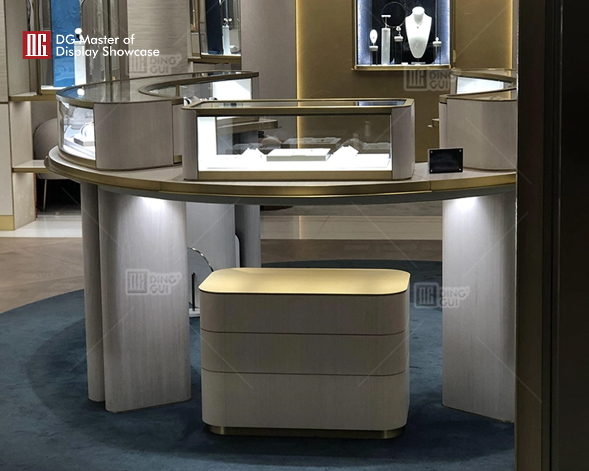 DG Showcase Modern Optical Shop Luxury Interior Design Display Showcase From China 10