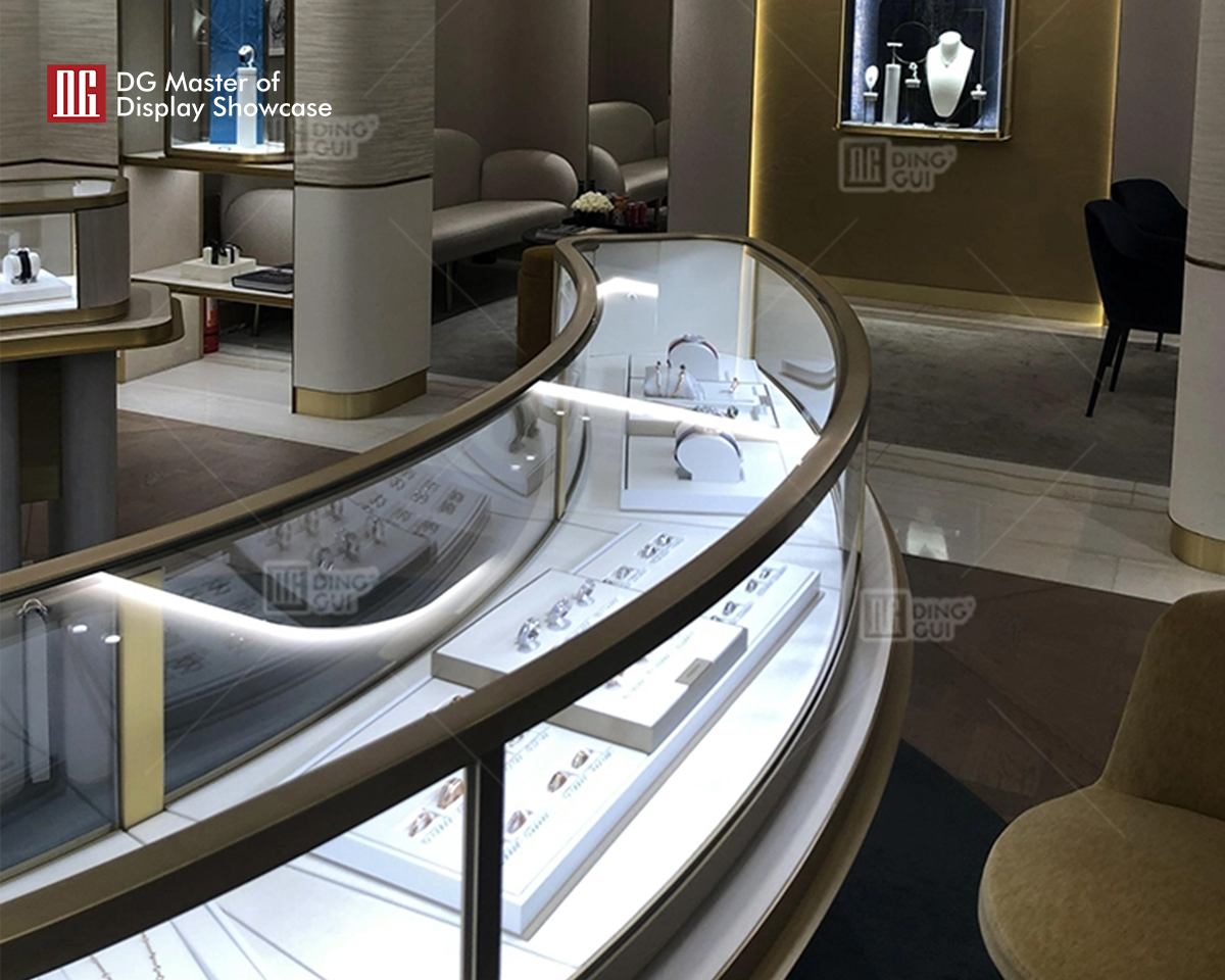 DG Showcase Modern Optical Shop Luxury Interior Design Display Showcase From China 7