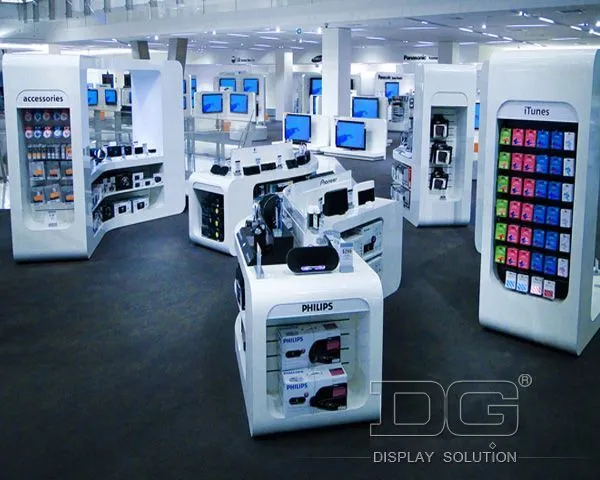 DG Showcase Electronics Phone Accessory Display Showcase in Shopping Mall 1