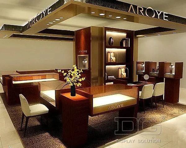 DG Showcase Αντίκες Κοσμηματοπωλείο Βιτρίνα Προσαρμοσμένη Βιτρίνα 1