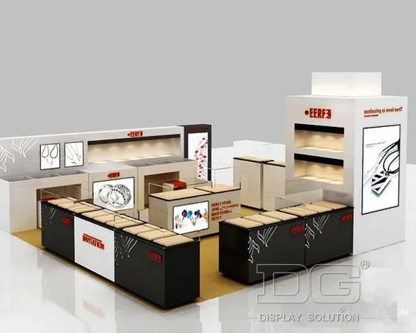 DG Showcase Jewelry Modern Unique Design Mall Showcase Display 1