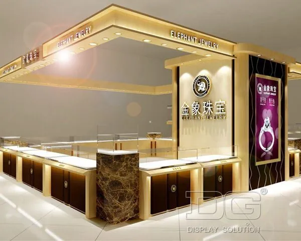 DG Showcase Modern Innovative Jewelry Showcase Design For Shopping Mall 1