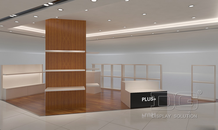 Custom Wooden Handbag Display Kiosk