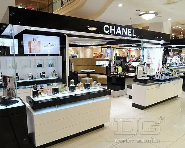 DG Showcase Luksusowa gablota na perfumy dla sklepu kosmetycznego Channel 1