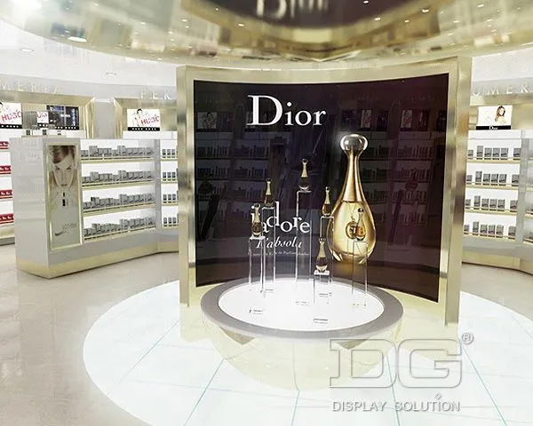DG Showcase Luxury Perfume Store Display Design Showcase Manufacturer 1