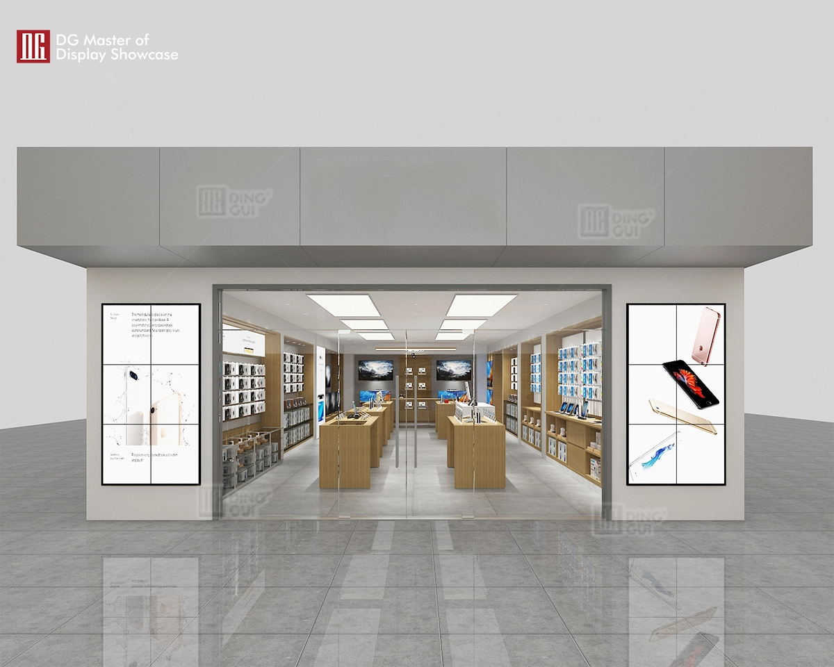 DG Showcase Μοντέρνα υψηλής ποιότητας οπτική βιτρίνα προβολής προς πώληση 1