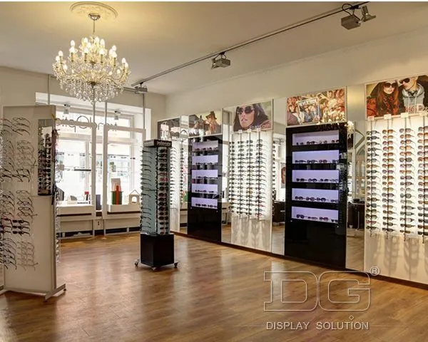 DG Showcase Fancy Attractive Luxury Optical Showroom Display Showcase 1